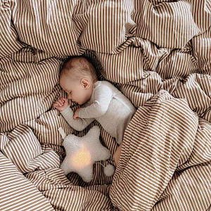 Мобиль музыкальный с подсветкой Mrs. Ertha "Star", ванильный